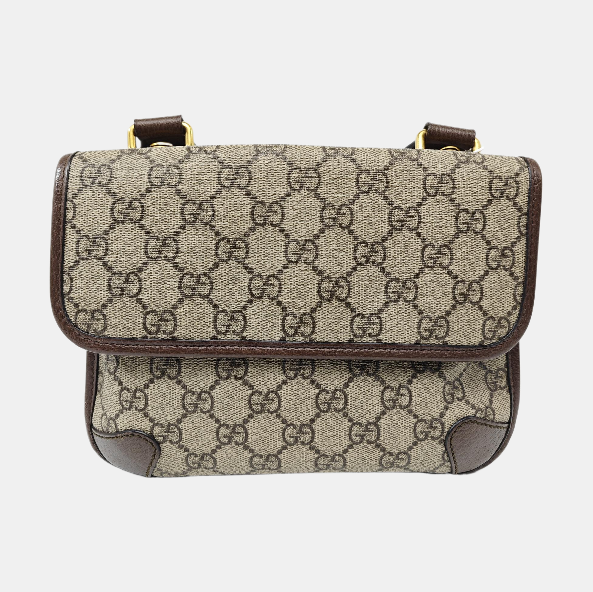 Neo Vintage Small Monogram Coated Canvas Beige