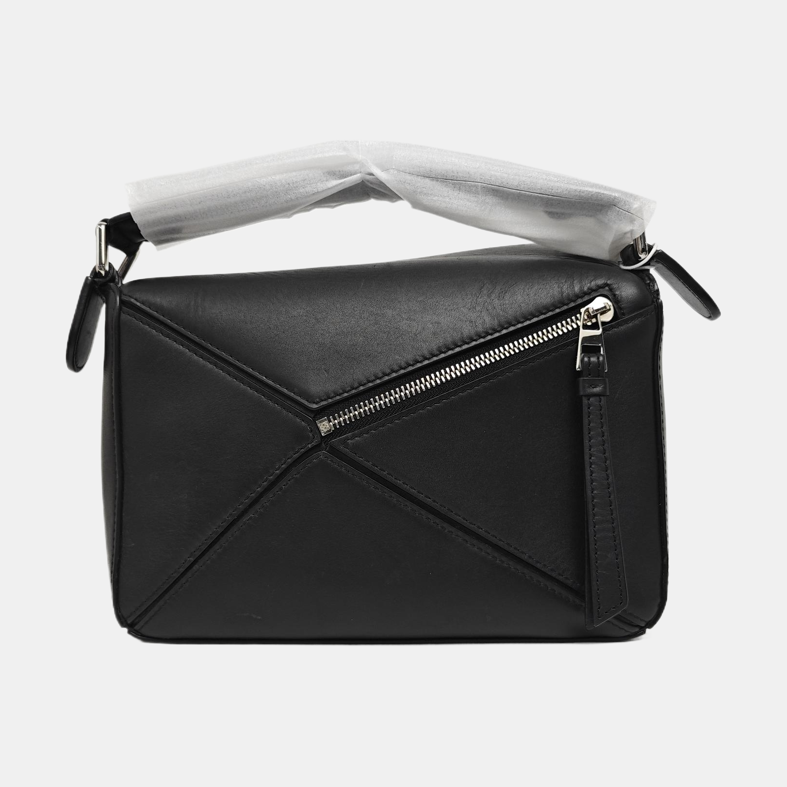 Puzzle Small Calfskin Black