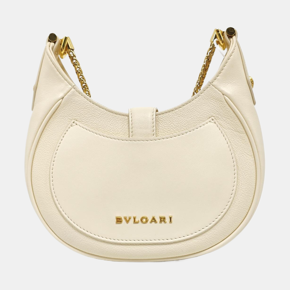 SERPENTI ELLIPSE Calfskin White