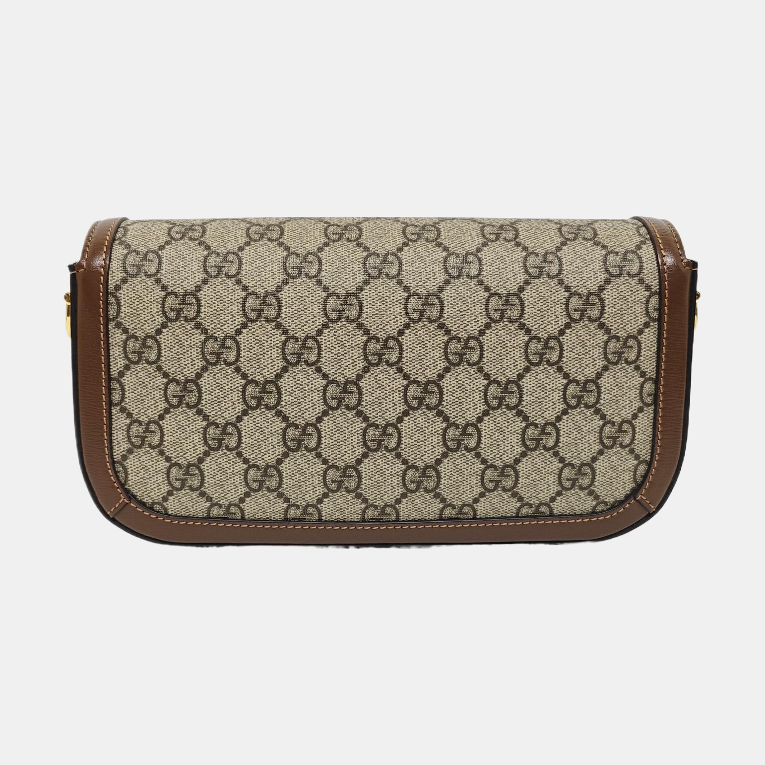 Horsebit 1955 Medium Monogram Coated Canvas Black