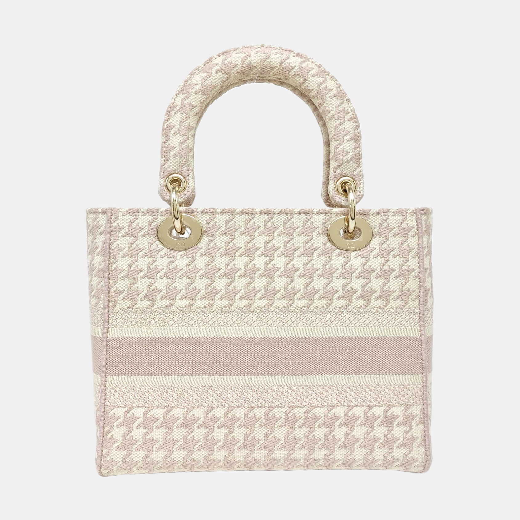 Authenticated pre-owned  Lady D-Lite Medium Fabric Multicolor - Tote Bag at Looply