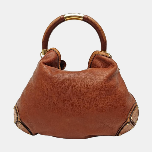 Indy Monogram Calfskin Brown