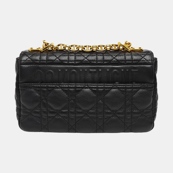 Dior Caro Small Cannage Calfskin Black