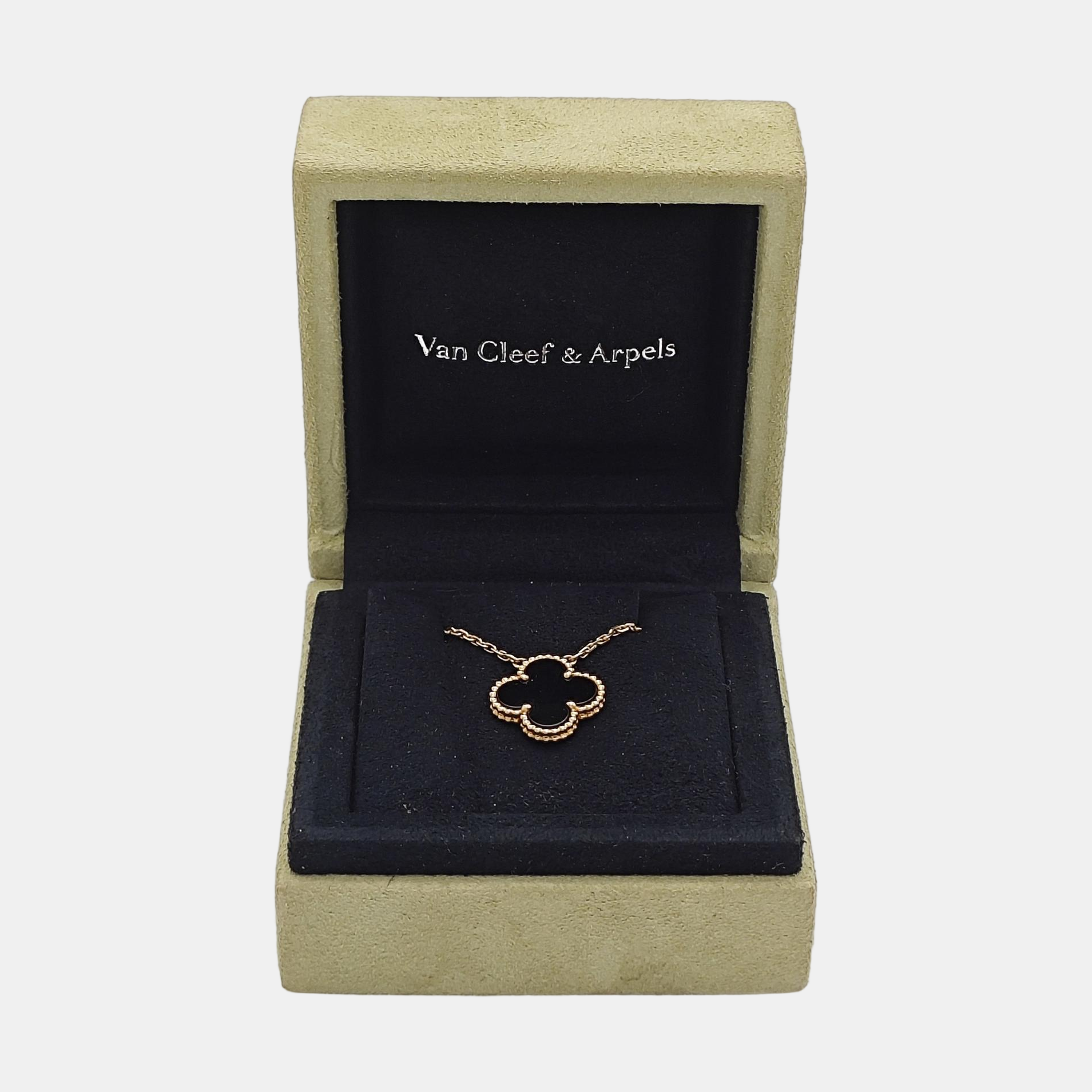 Vintage Alhambra 18k Gold Necklace