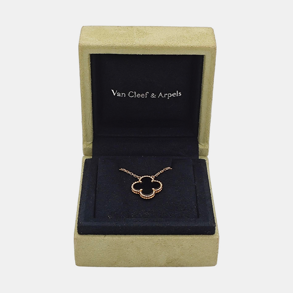 Vintage Alhambra 18k Gold Necklace