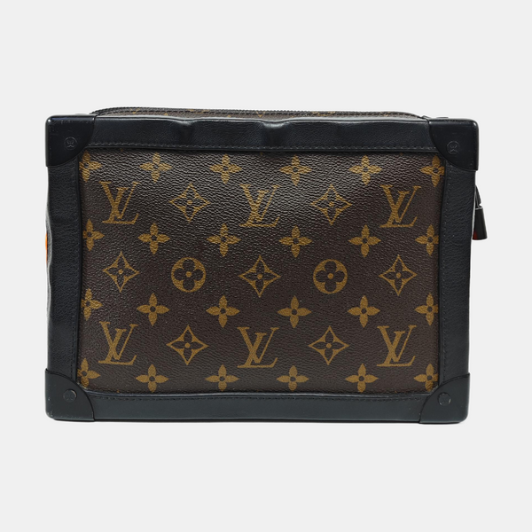 SOFT TRUNK Monogram Coated Canvas Brown