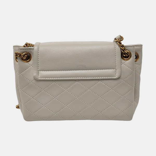 NOLITA Mini Quilted Lambskin White