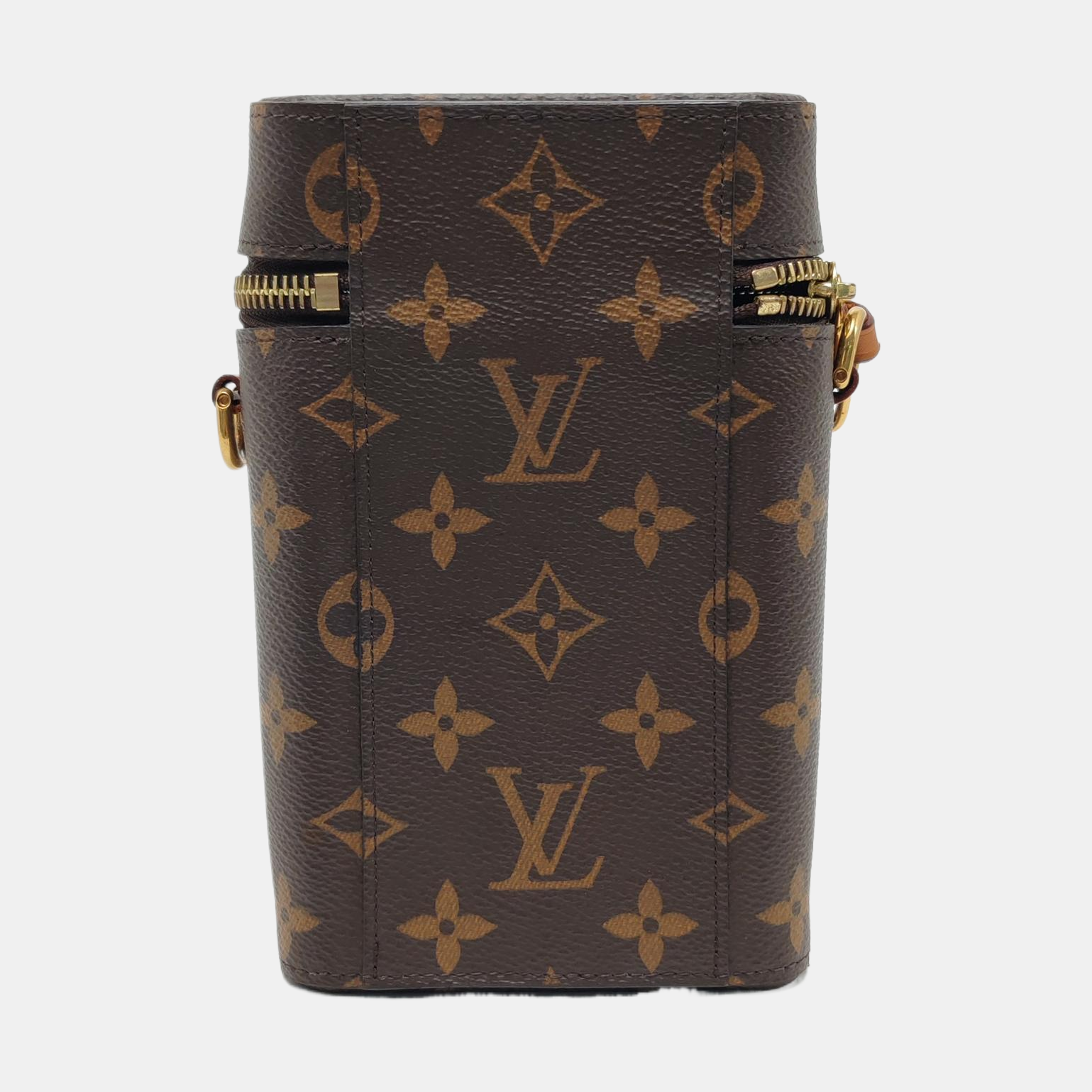 PHONE BOX Monogram Coated Canvas Brown