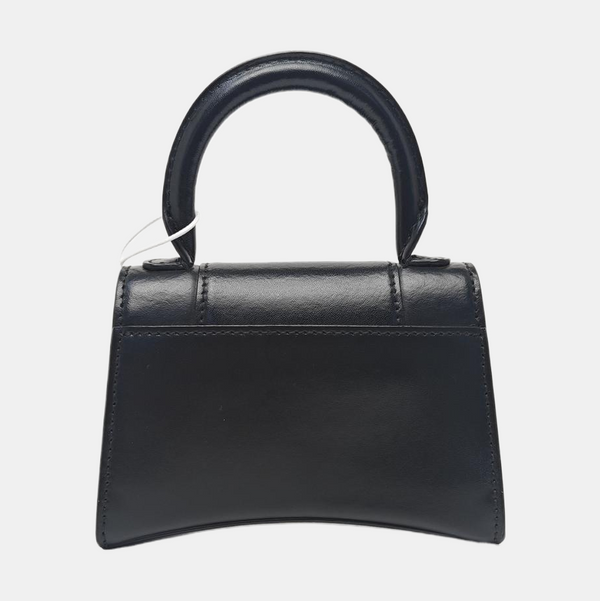Hourglass Mini Calfskin Black
