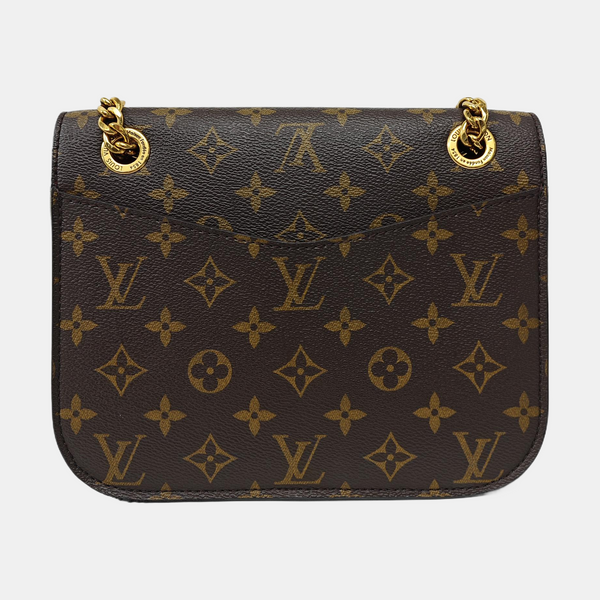 PASSY Monogram Coated Canvas Brown