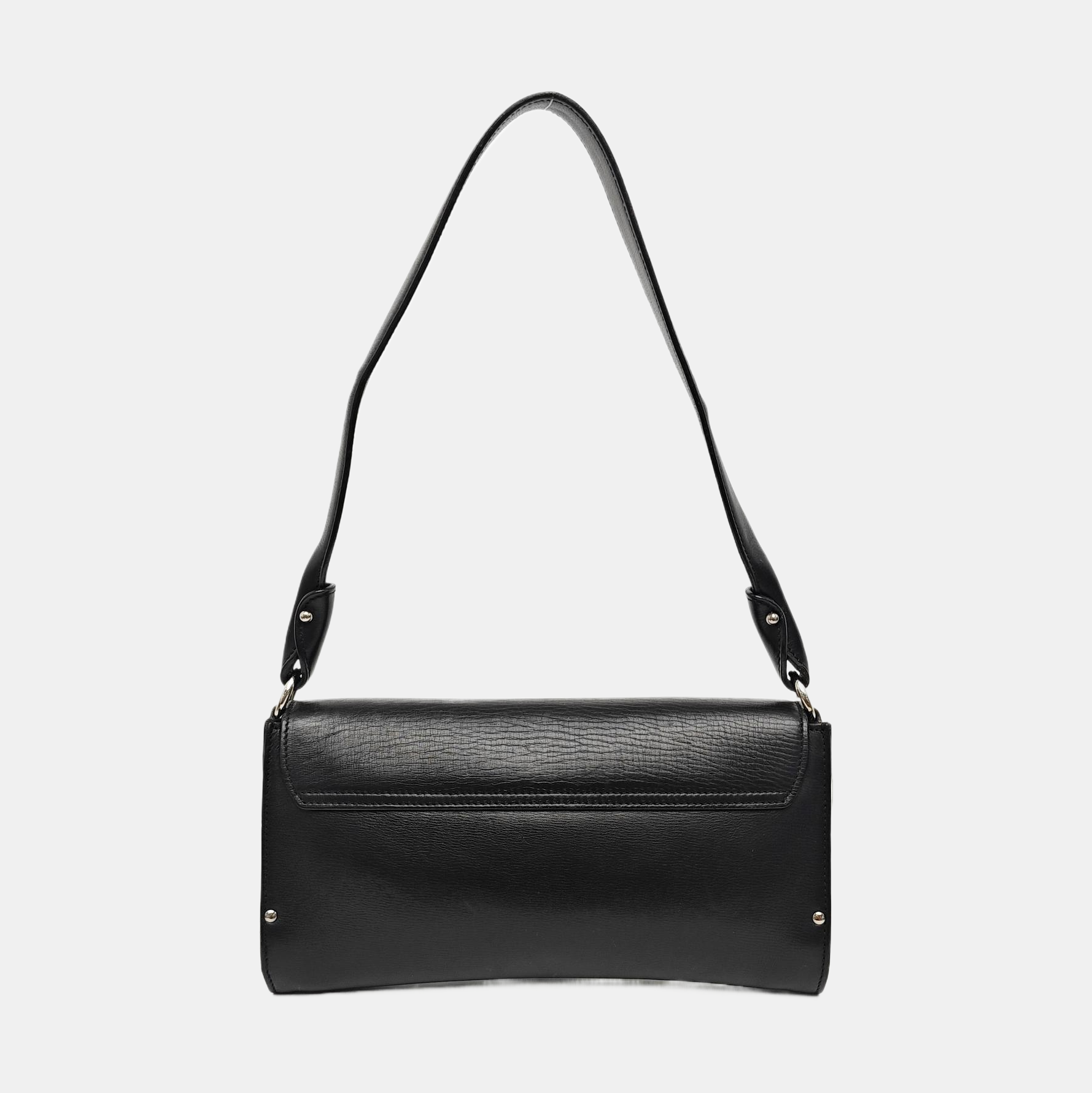 Calfskin Shoulder Bag Black