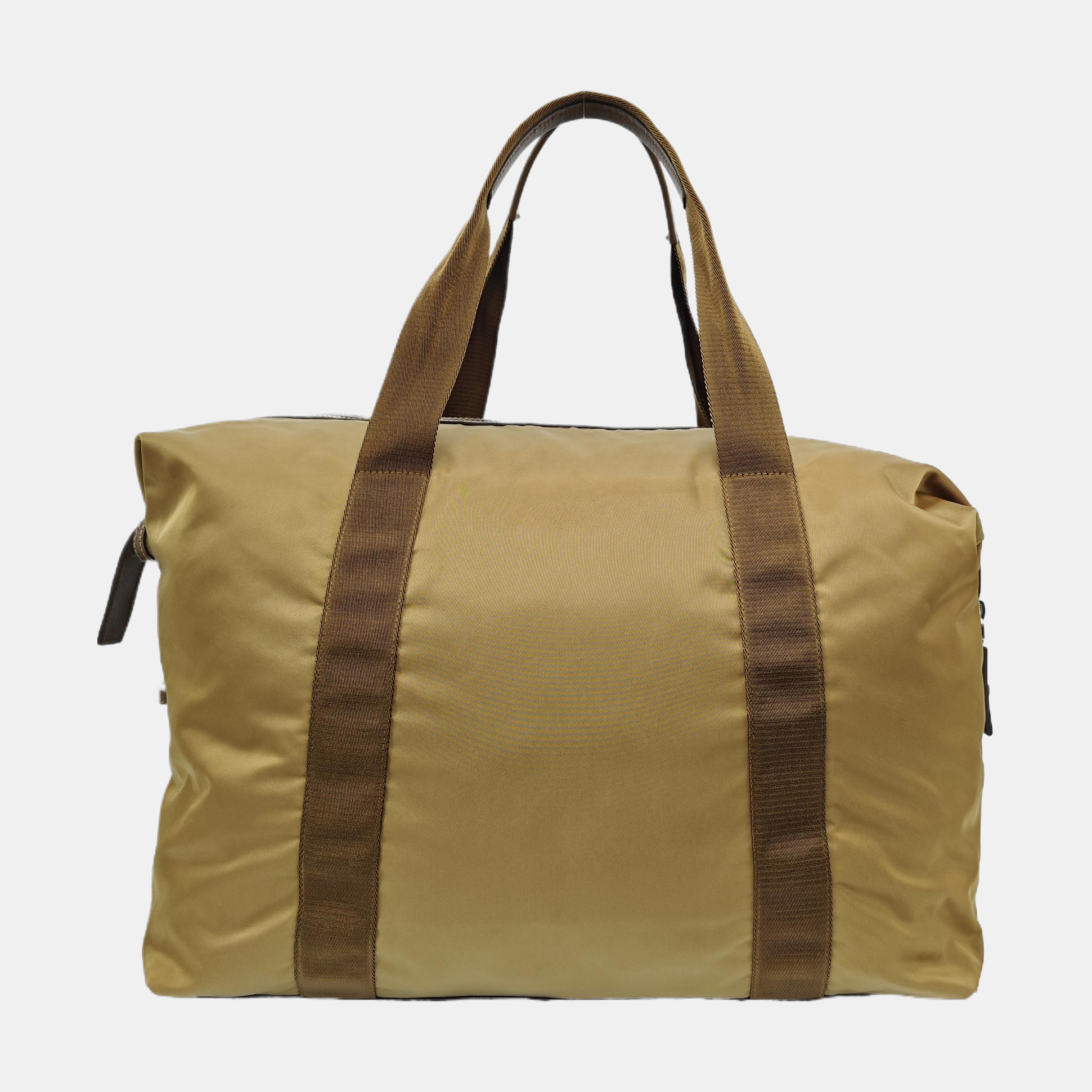 Nylon Tote Bag Beige