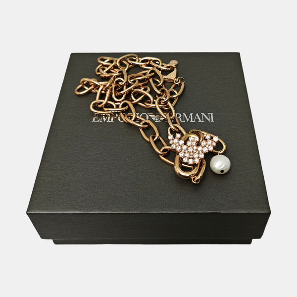 Steel Rose Gold Necklace