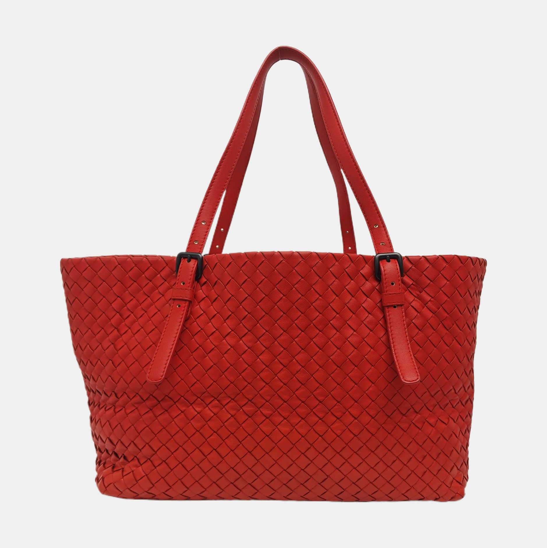 Cesta Calfskin Red