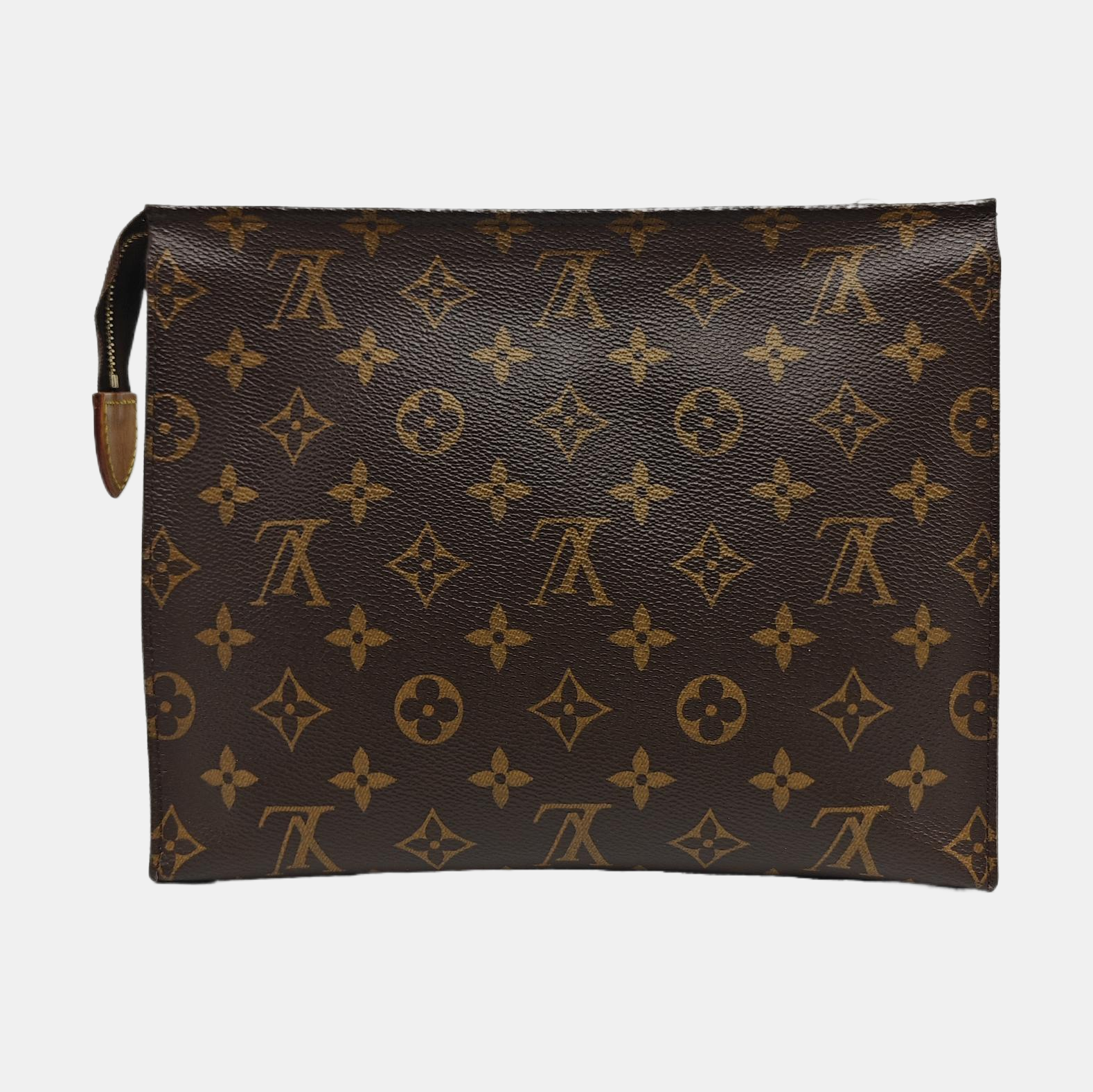 TOILET POCKET 26 Monogram Coated Canvas Brown