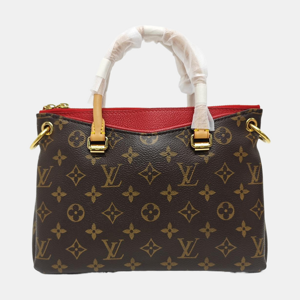 PALLAS BB Monogram Coated Canvas Brown