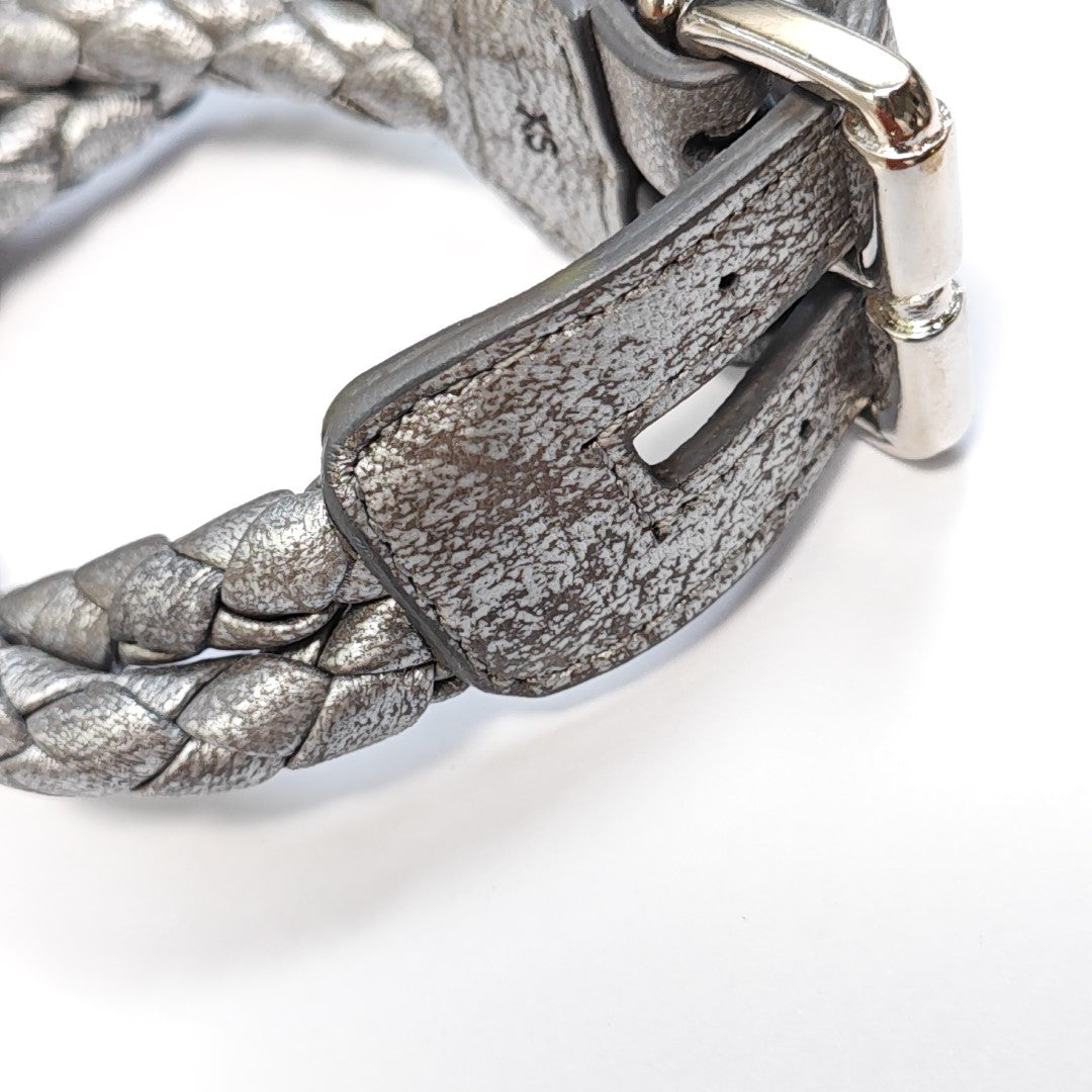 Leather Gray Bangle