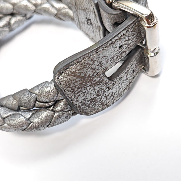 Leather Gray Bangle