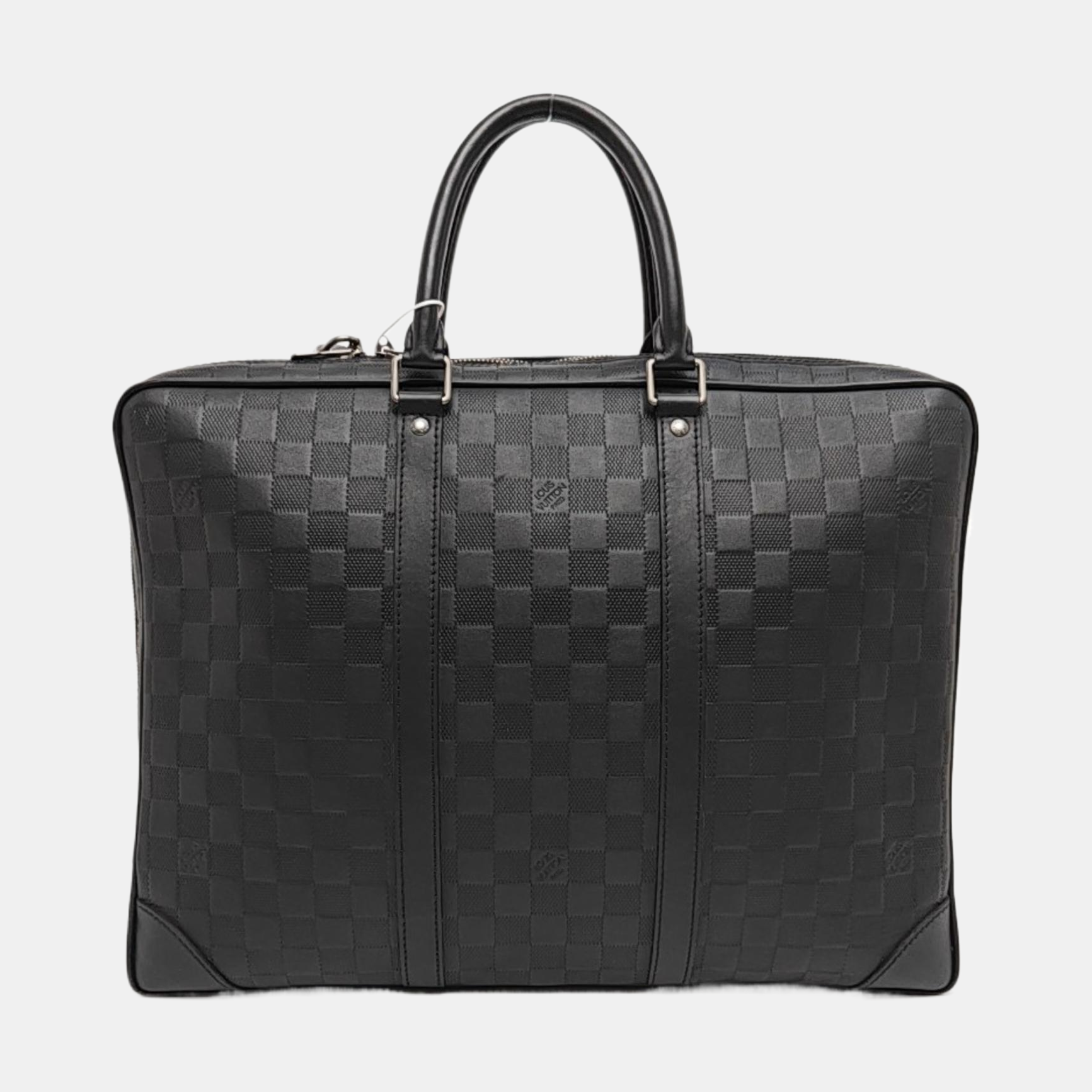 PORTE-DOCUMENTS Damier Graphite Calfskin Black