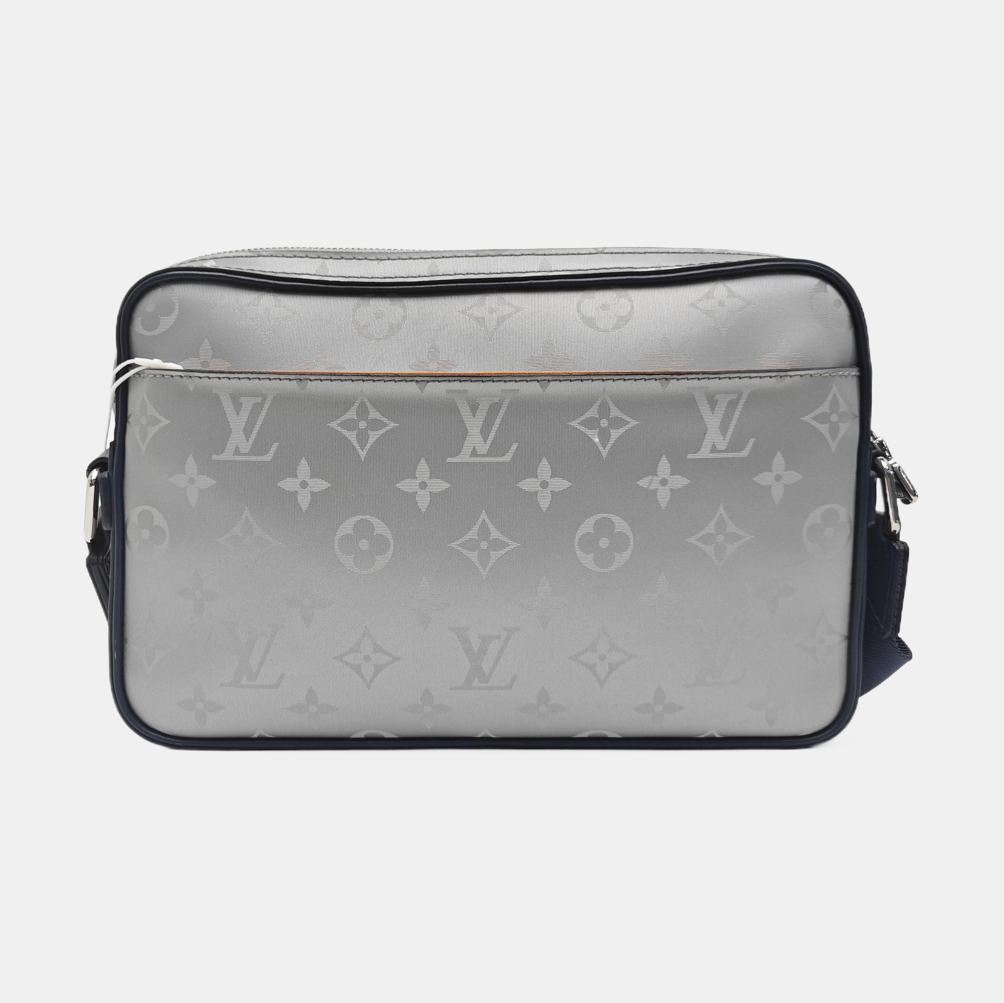ALPHA Monogram Coated Canvas Silver