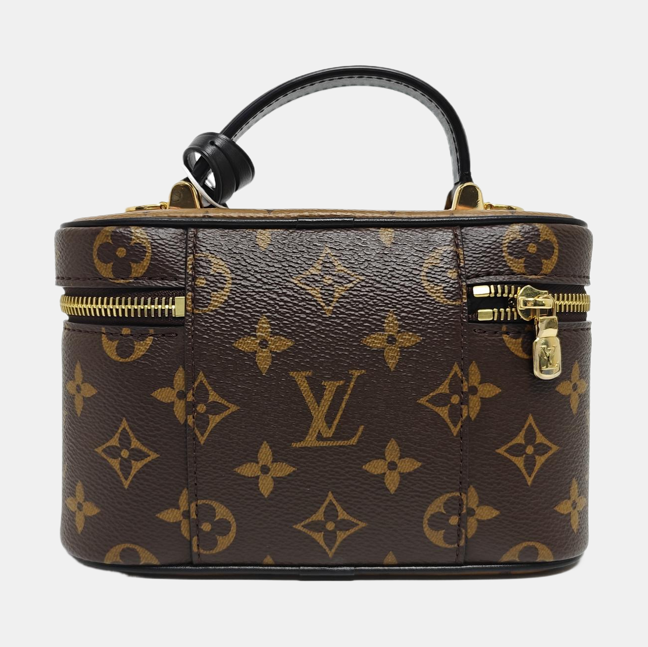 Vanity Chain Pouch Monogram Coated Canvas Brown