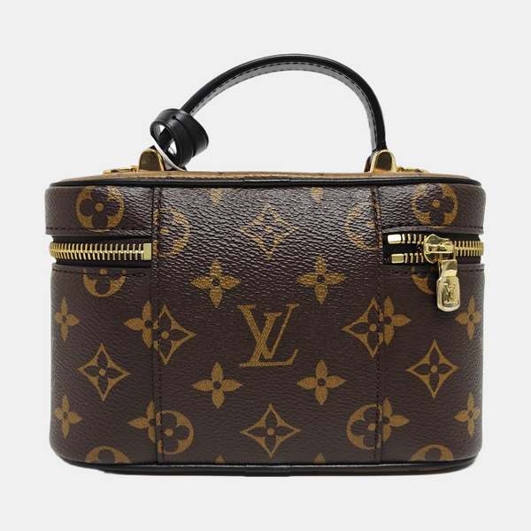 Vanity Chain Pouch Monogram Coated Canvas Brown