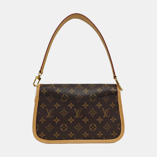 DIANE Monogram Coated Canvas Brown
