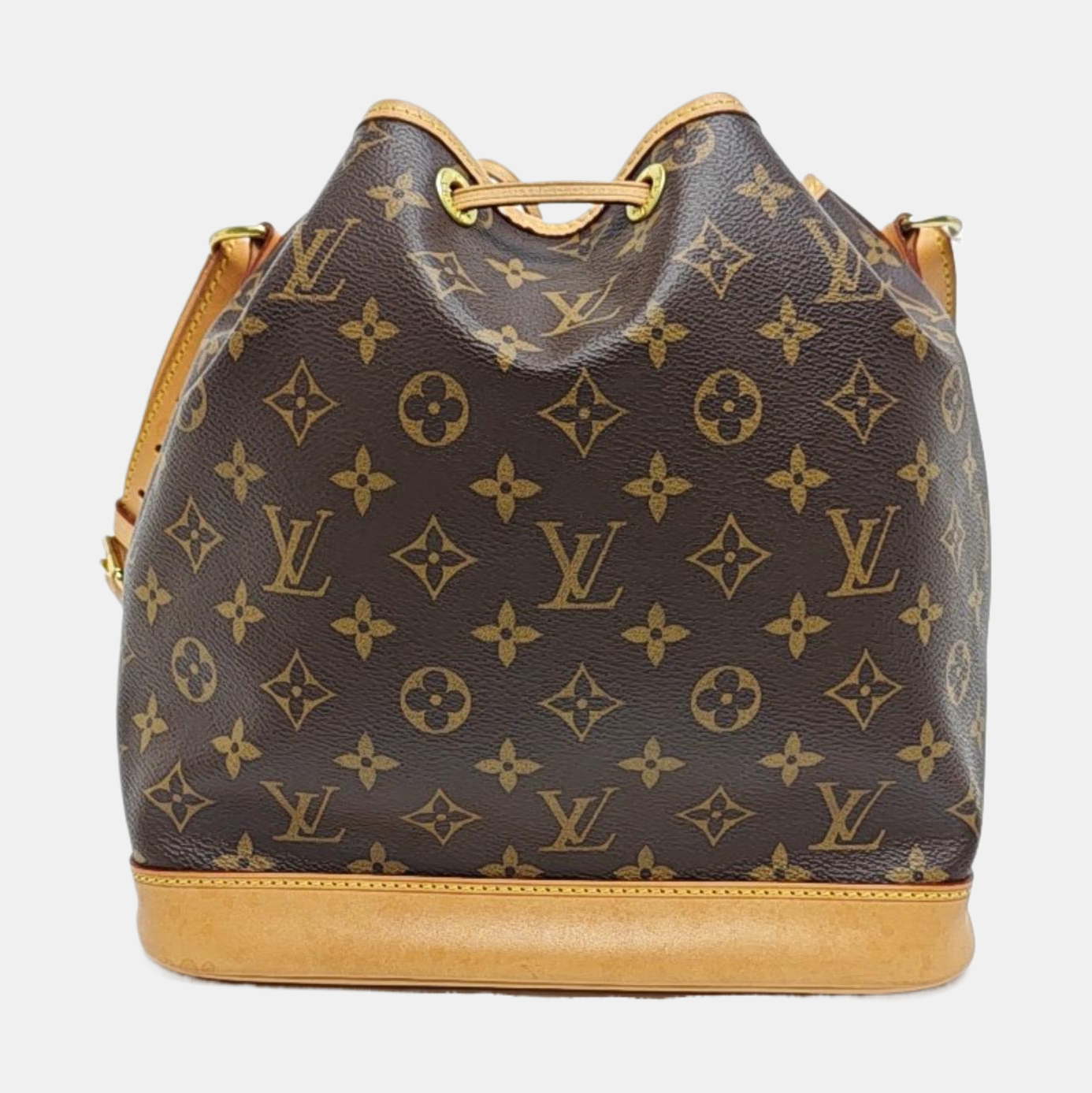 NOÉ MM Monogram Coated Canvas Brown