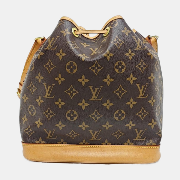 NOÉ MM Monogram Coated Canvas Brown