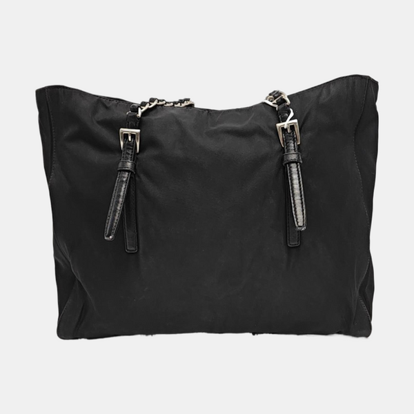 Nylon Shoulder Bag Black