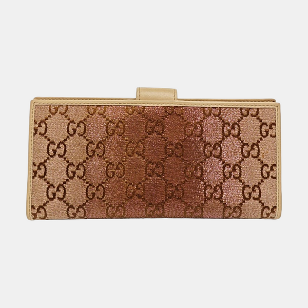 Monogram Canvas Wallet Pink