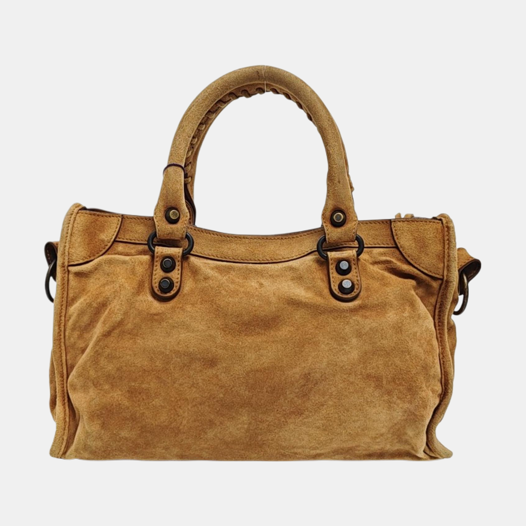 LE CITY Small Suede Brown