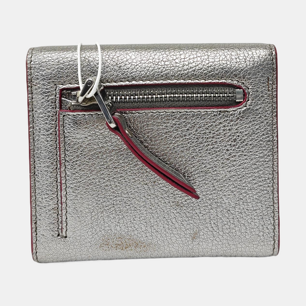 Love Lambskin Silver Wallet