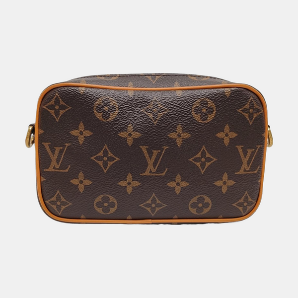 MARLY DRAGONNE Mini Monogram Coated Canvas Brown