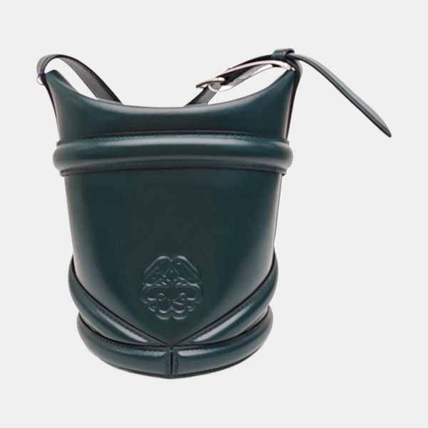 Calfskin Bucket Bag Green