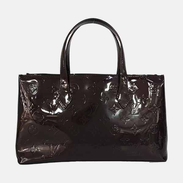 WILSHIRE MM Monogram Patent Leather Red
