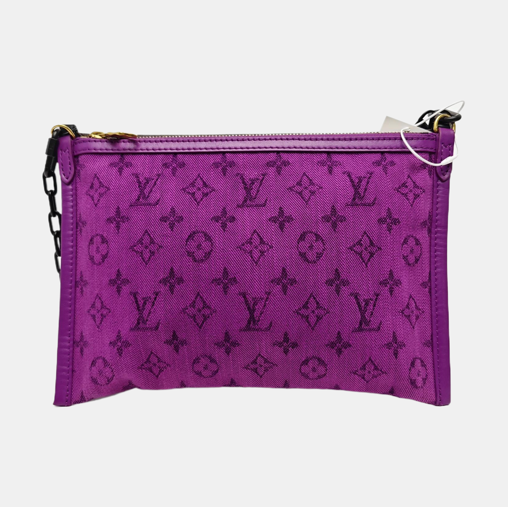 FLAT Monogram Coated Canvas Brown