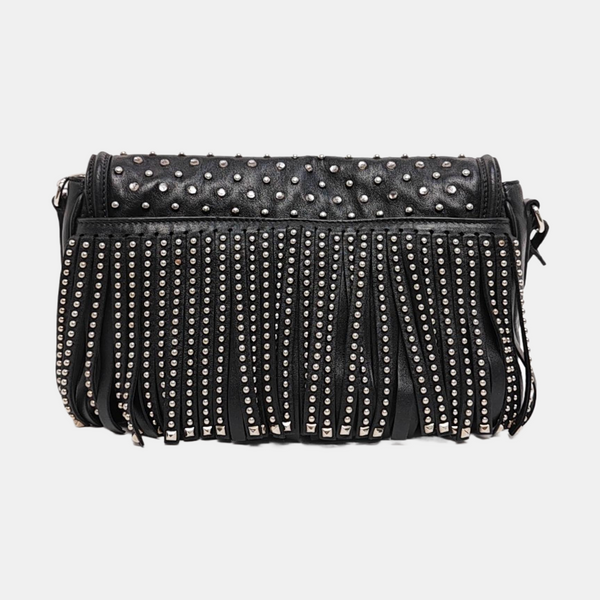 Calfskin Shoulder Bag Black