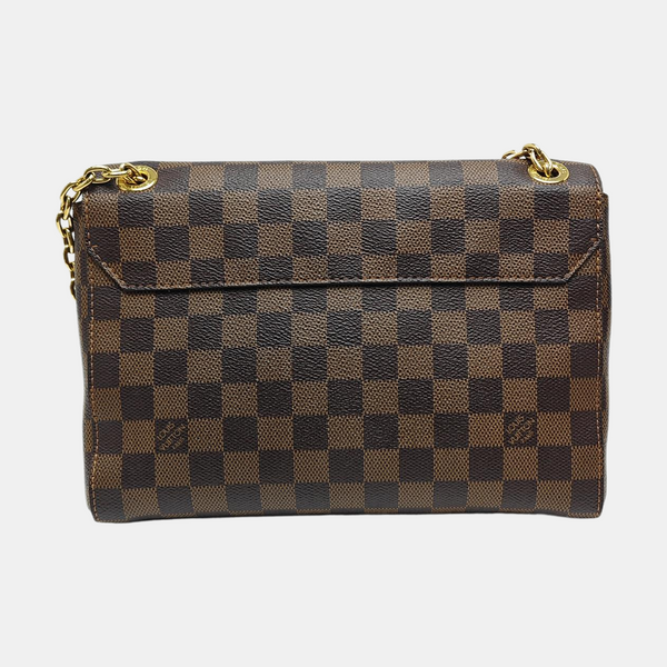 VAVIN PM Damier Ebene Coated Canvas Brown
