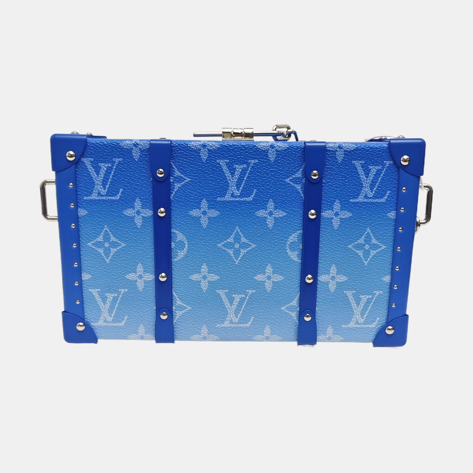 WALLET TRUNK Monogram Coated Canvas Blue