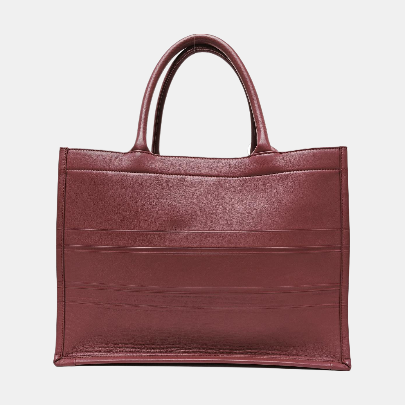 Book Tote Medium Calfskin Red