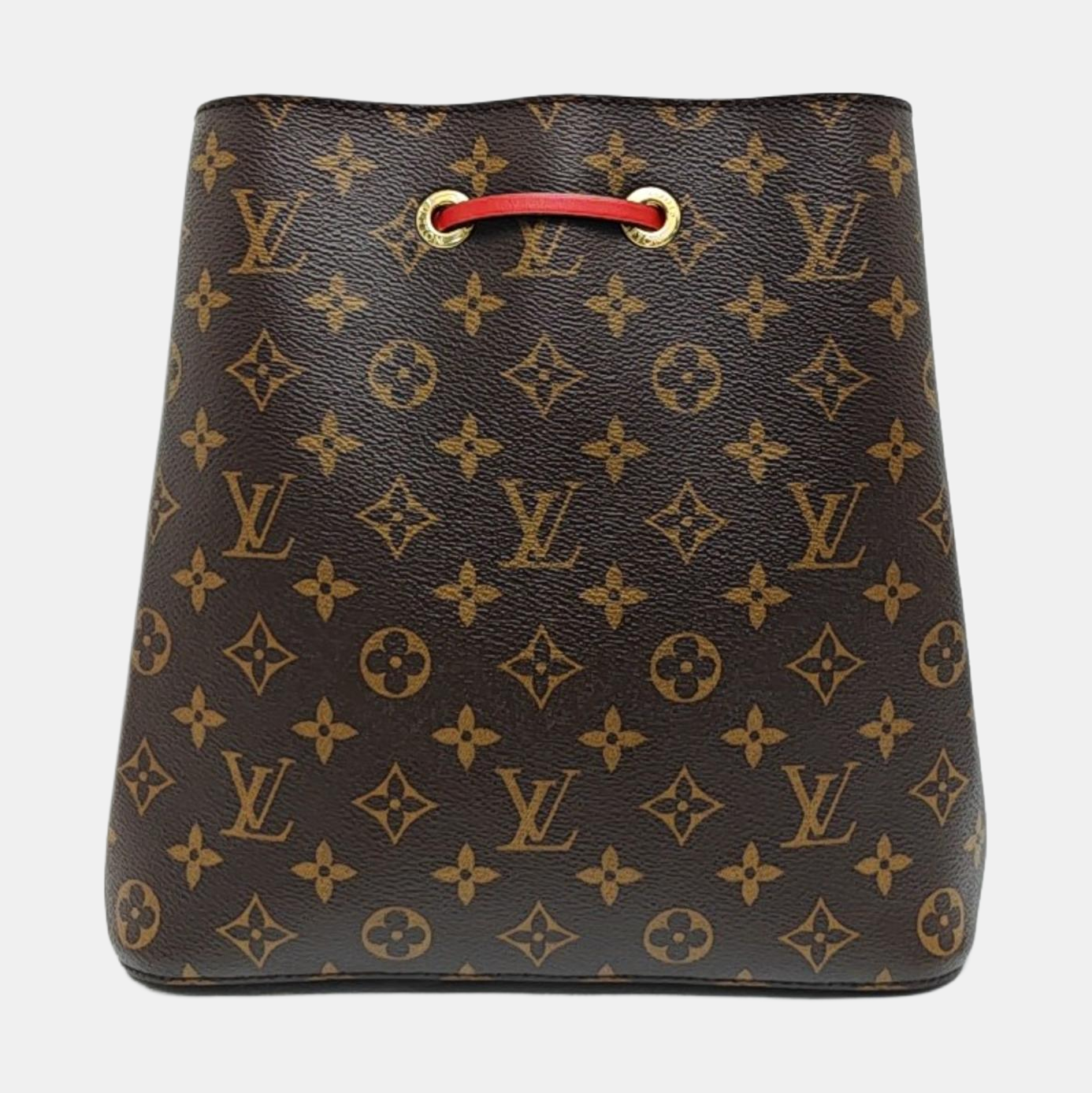 NÉONOÉ MM Monogram Coated Canvas Brown