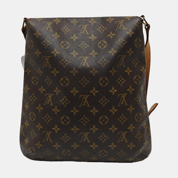MUSETTE TANGO Monogram Coated Canvas Brown