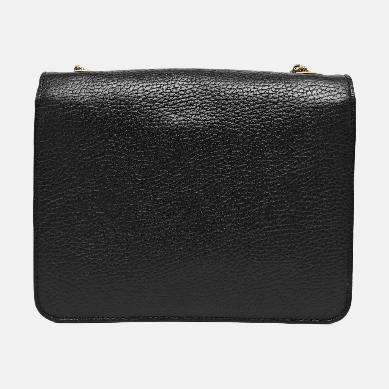 Interlocking G Small Calfskin Black