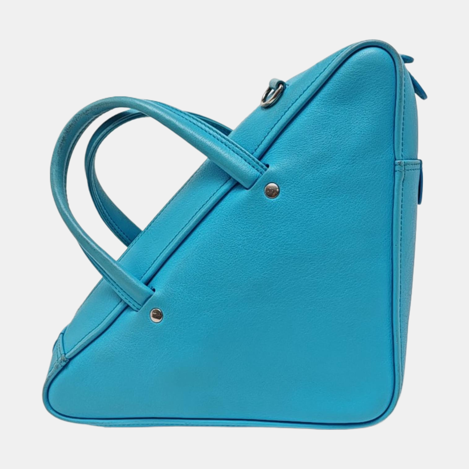 Triangle Calfskin Blue