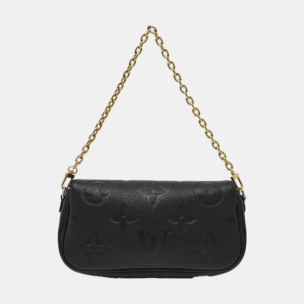 IVY Monogram Calfskin Black