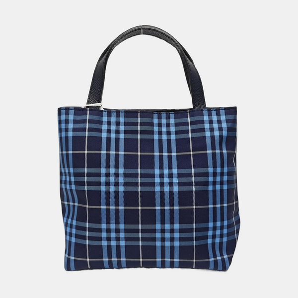 Canvas Top Handle Bag Blue