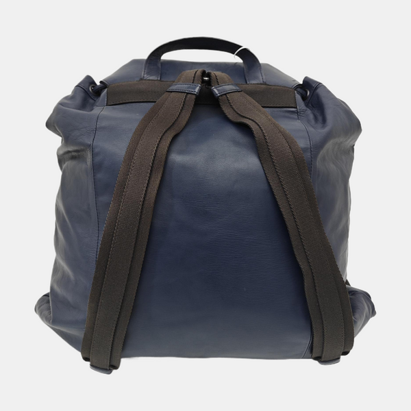 Calfskin Backpack Blue
