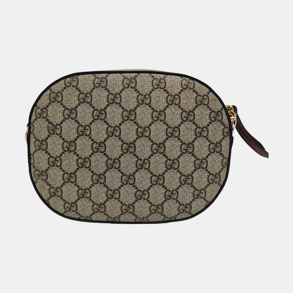 Monogram Coated Canvas Shoulder Bag Beige