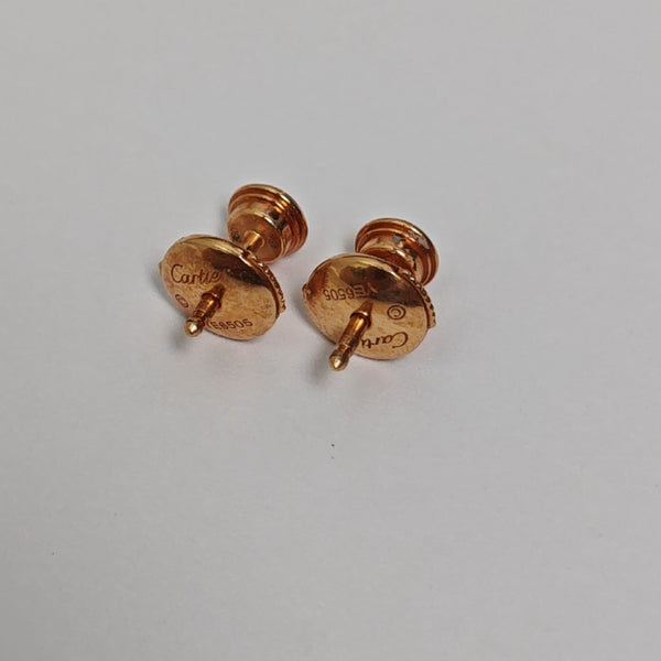CARTIER D'AMOUR 18k Rose Gold Stud Earrings